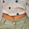 Sweetheart Silver Waist Chain