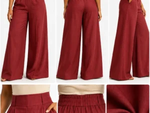 wide leg linen pants